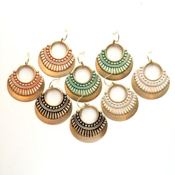 Easy Enamel Earrings