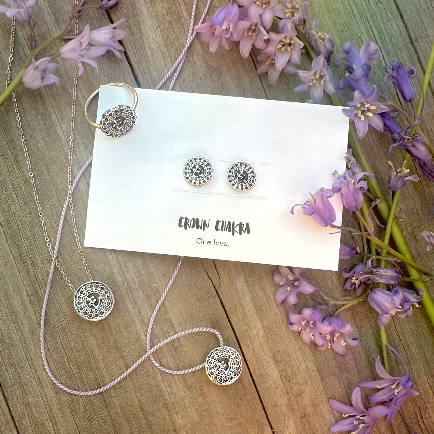 Crown Chakra Studs