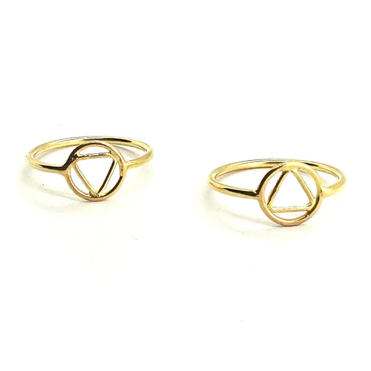 Alchemy Elements Gold Water / Fire Ring