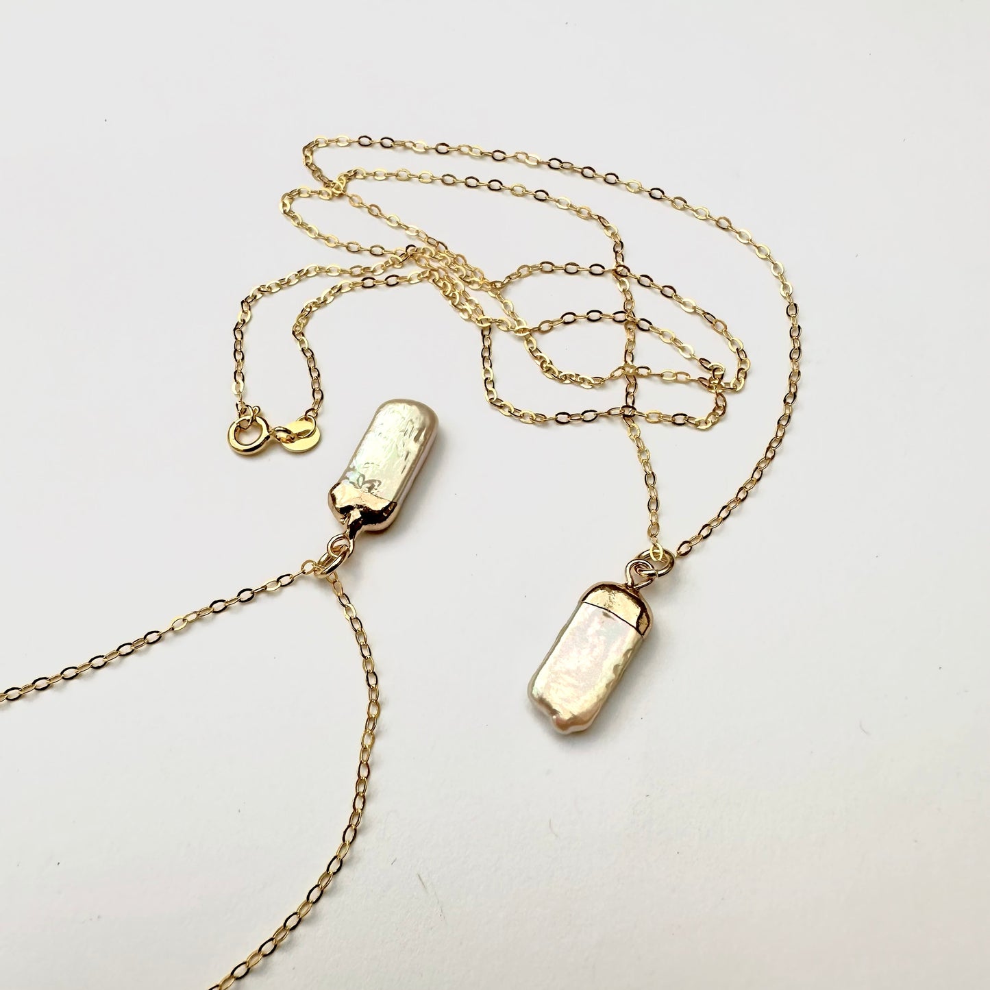 Freshwater Pearl Gold Necklace