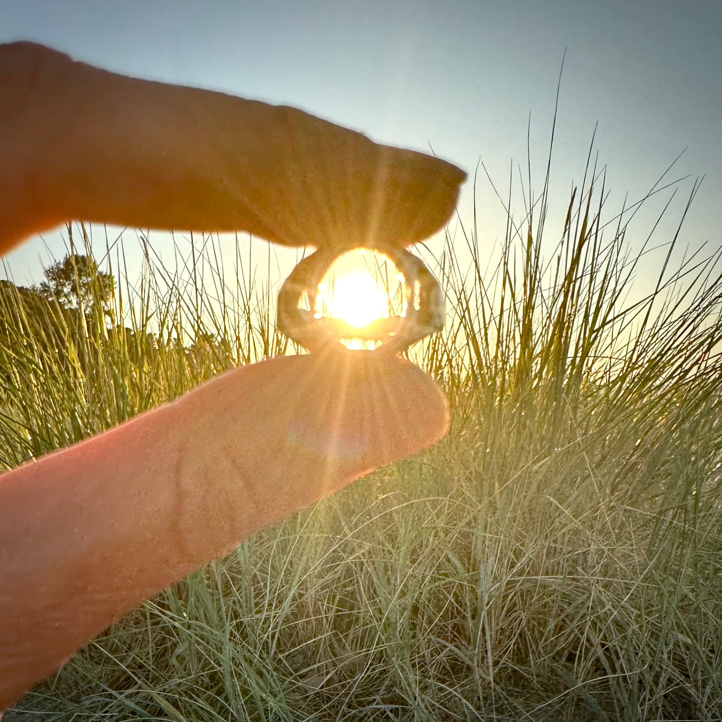 Hidden Protective Eye Ring