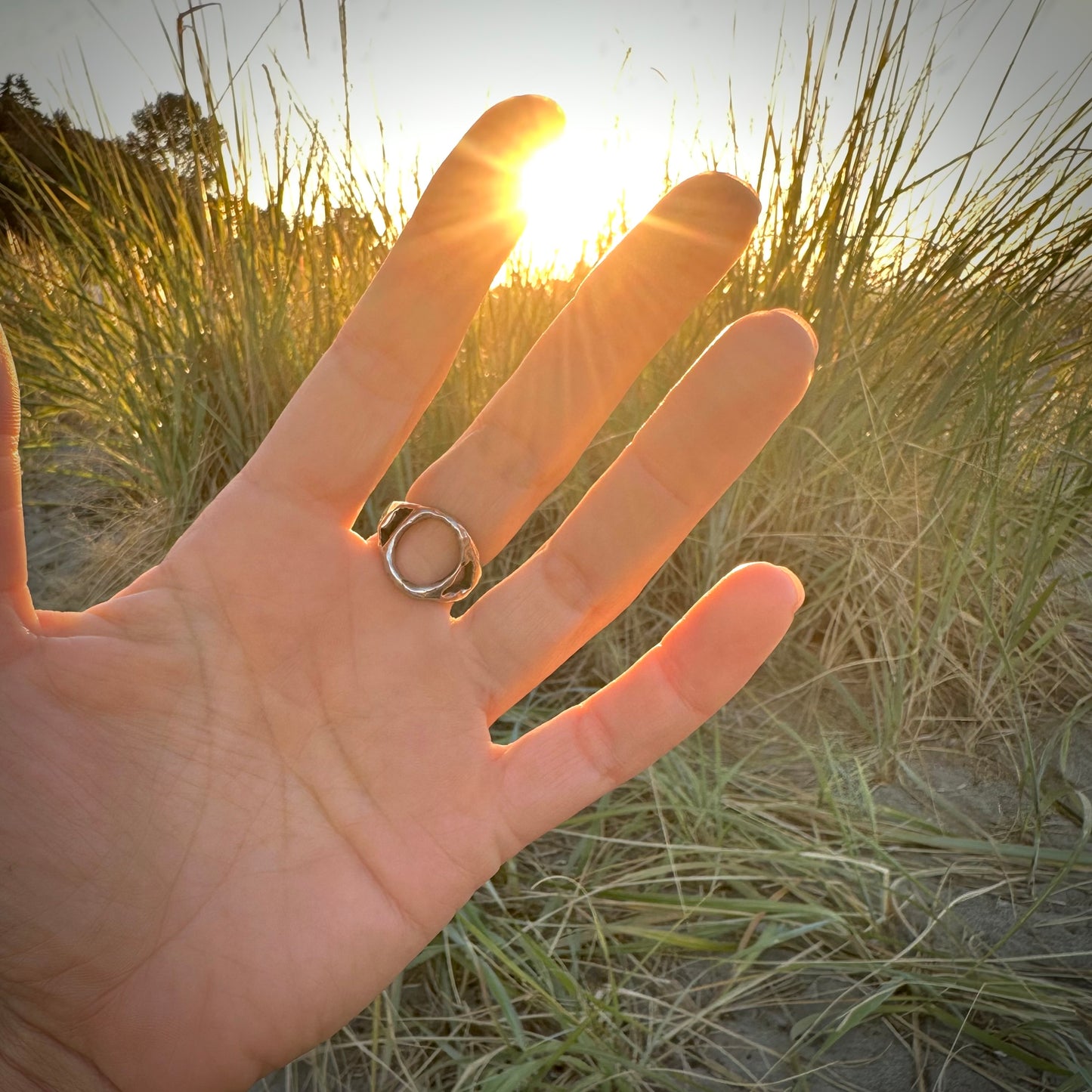 Hidden Protective Eye Ring