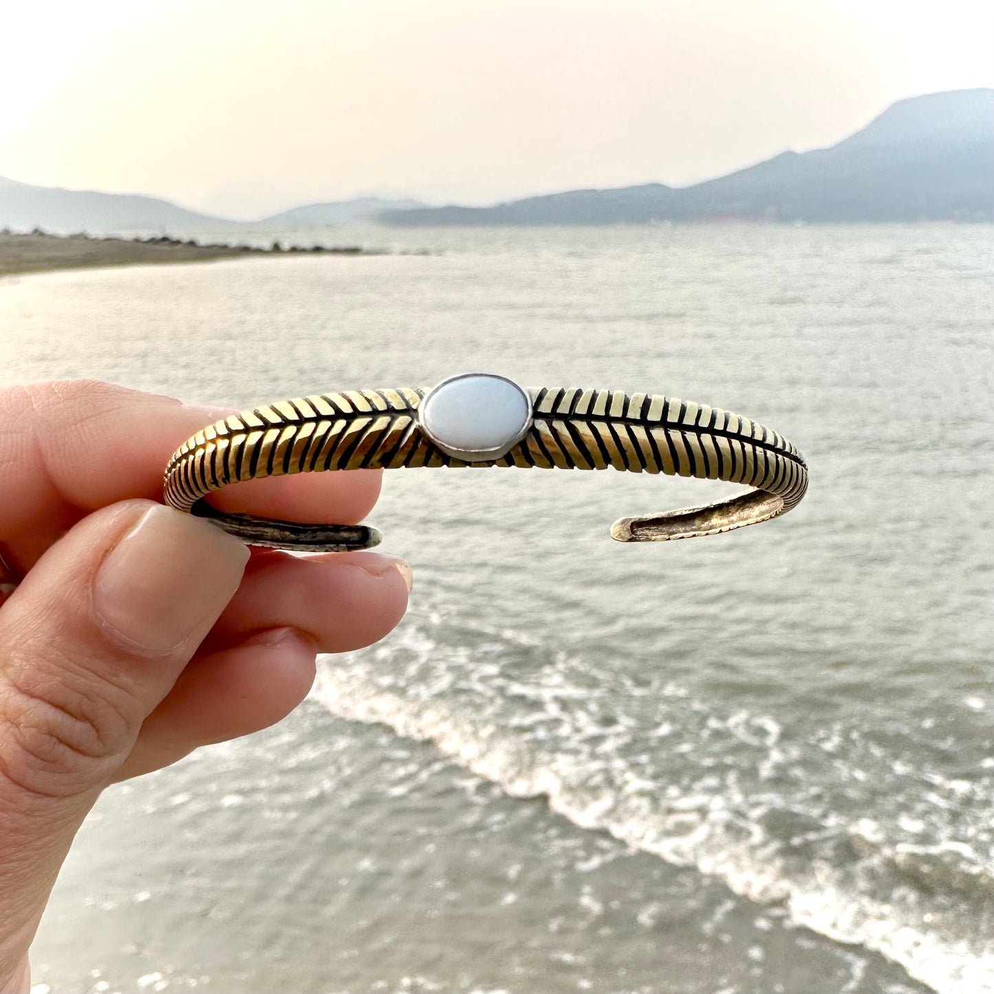 OPAL LEAF CUFF