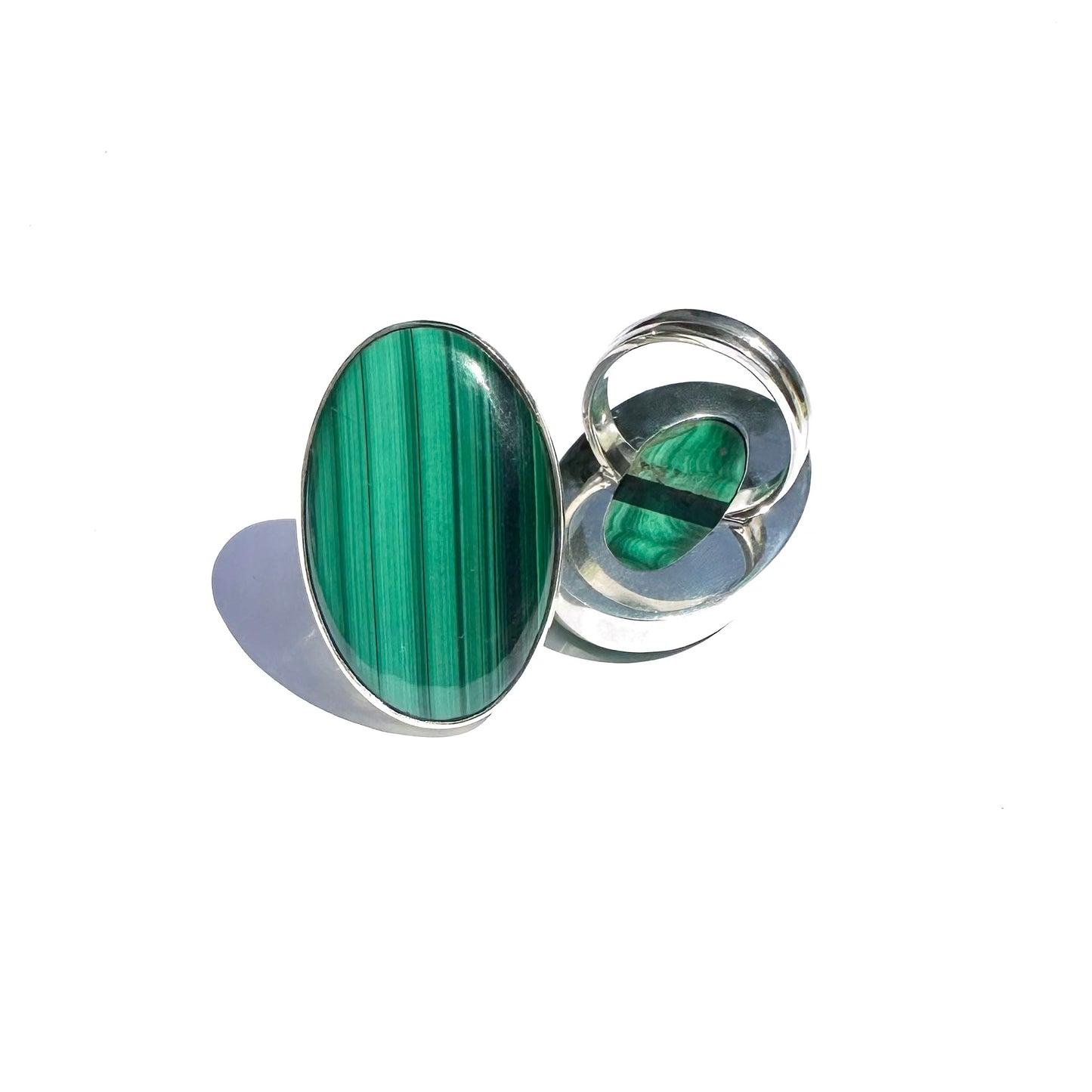 Malachite Statement Rings