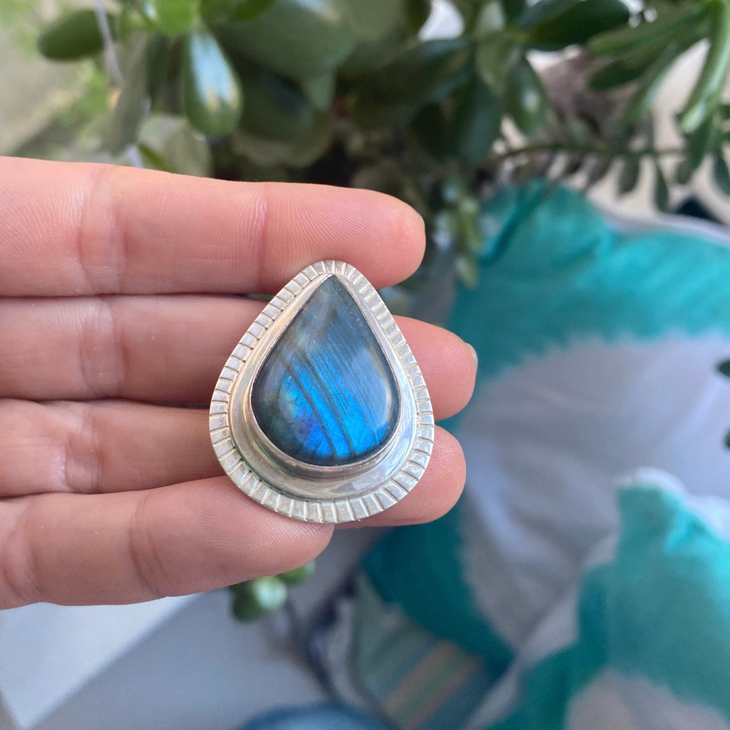 Large Tear Drop Labradorite