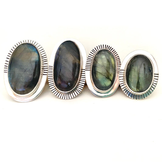 Large Labradorite Rings