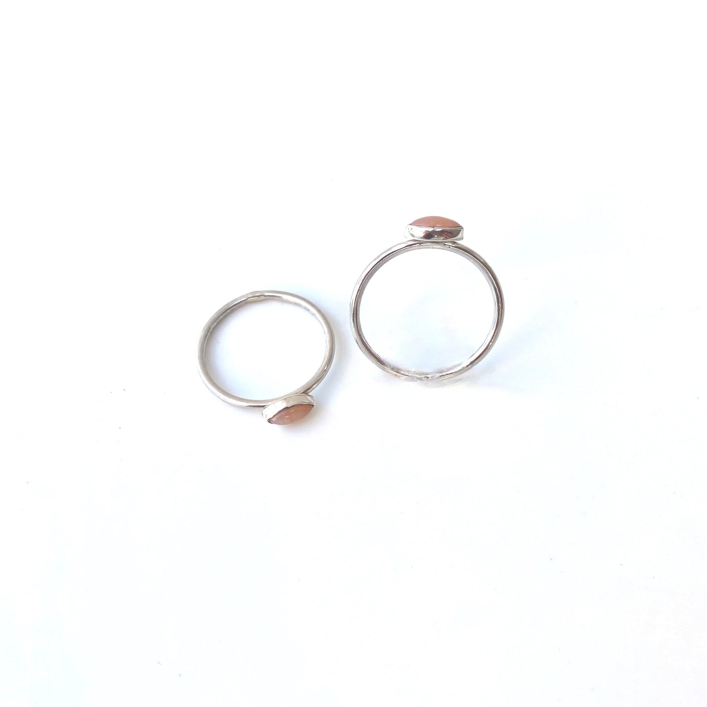 Rose Quartz Stacking Ring