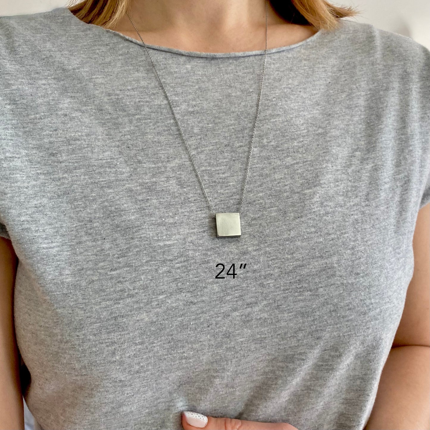 "Leave a little Kindness" Square Necklace