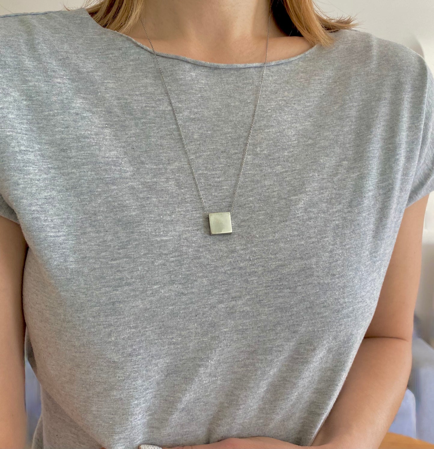 "Leave a little Kindness" Square Necklace