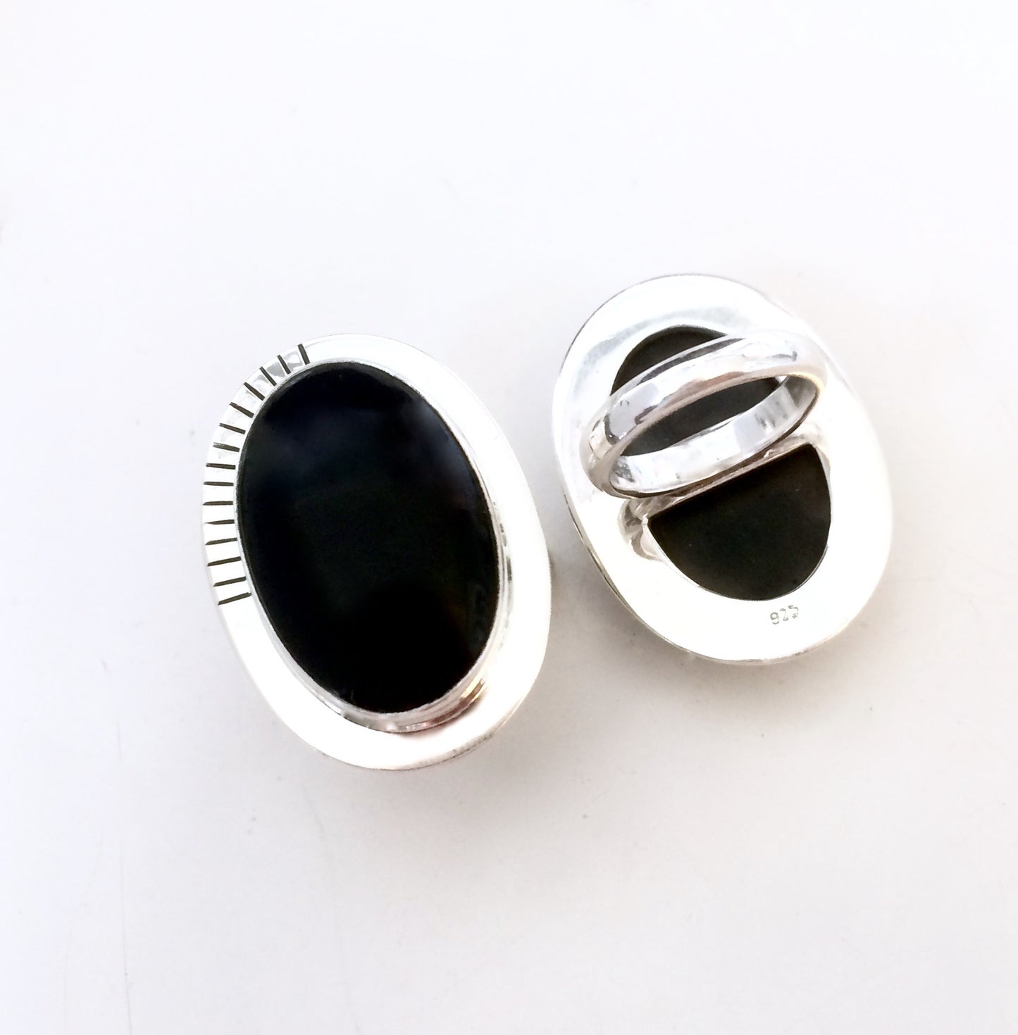 Large Black Onyx Ring