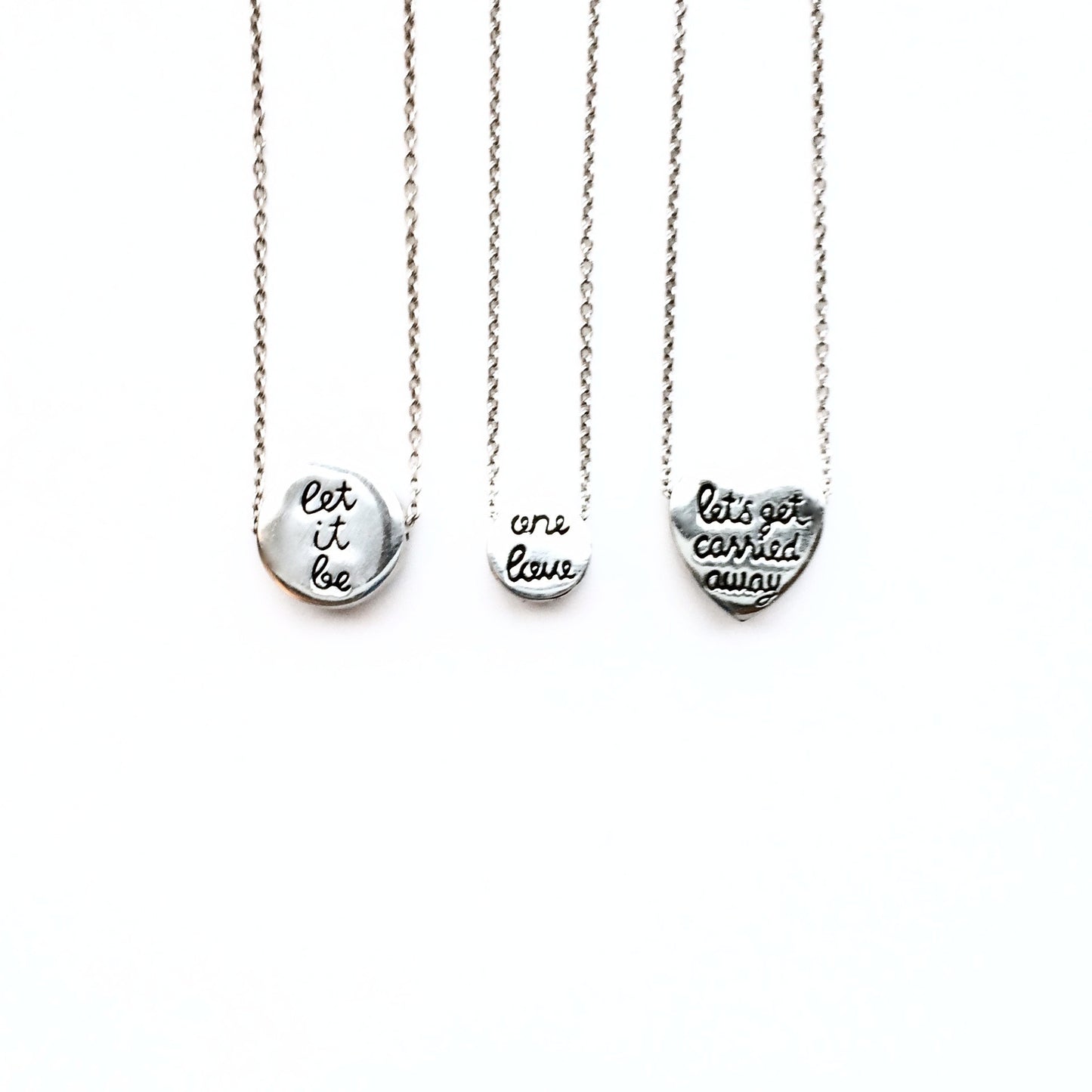 "Let's Get Carried Away" Heart Necklace